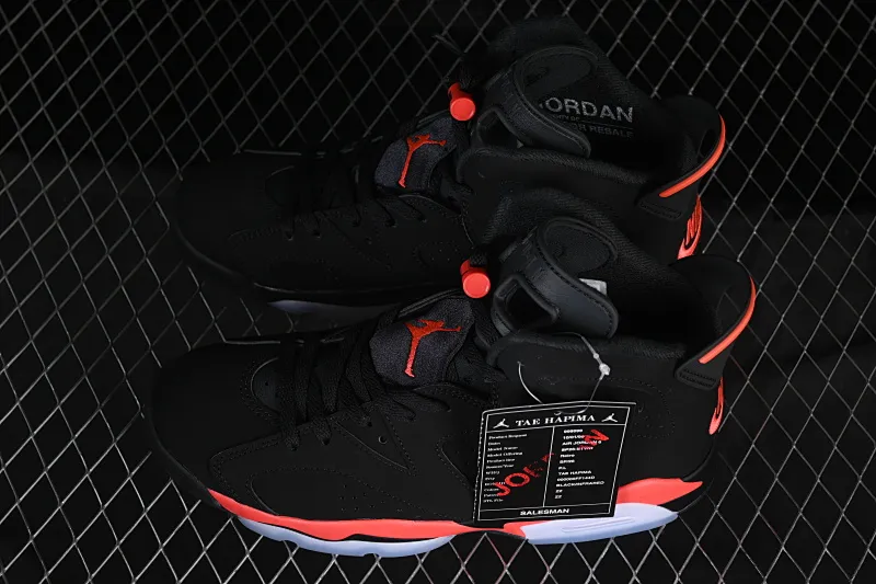 All categories Air Jordan Jordan series basketball shoes Air Jordan 6 OG version Air Jordan 6 "Infrared" AJ6 Joe 6 new black infrared CT8529-001
